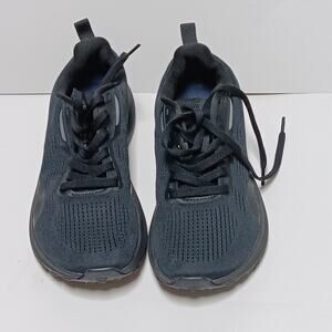 Bronax Wide Toe Box Road Running Shoes Sneakers Black Size 40 Comfort Athletic